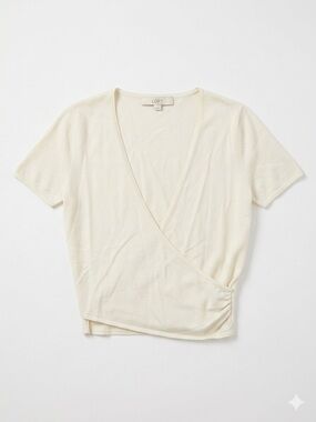 Loft Light Knit Top Blouse Crop Top